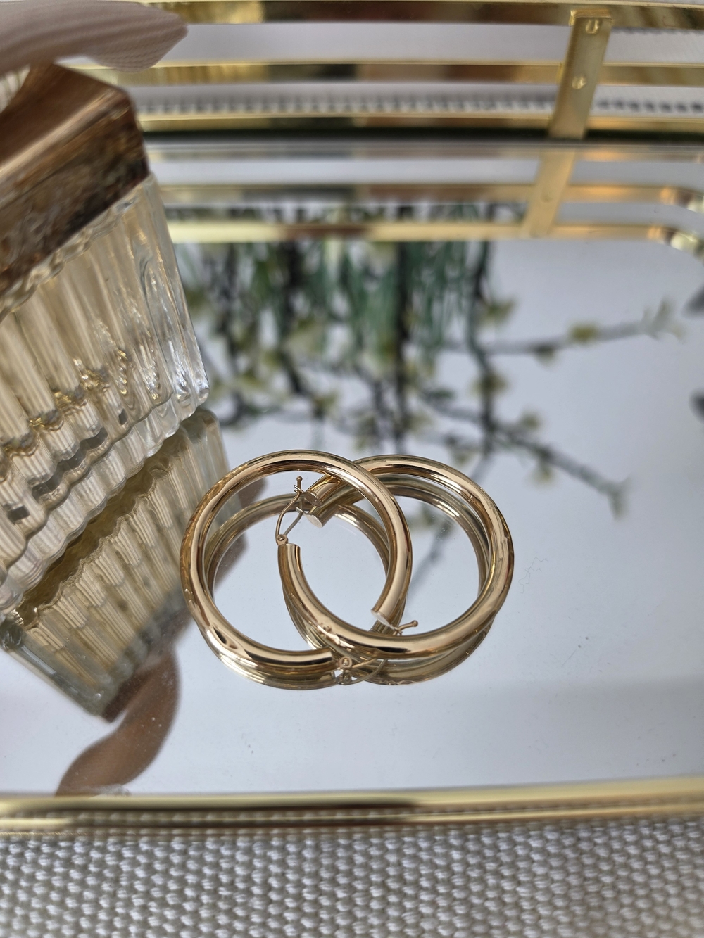 Gold Hoop Earrings